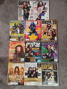 11 Dimebag Darrell Guitar World One Magazines Pantera Lot - Foto 1 di 13