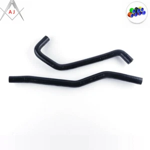 For 2006-2017 Yamaha Raptor 700 YMF 700 R Black Silicone Radiator Coolant Hose - Picture 1 of 5