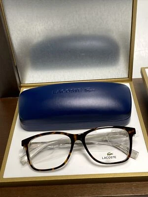 Nuevas gafas Lacoste L2776 214 marco cuadrado tortuga oscura 53[]15 140 con estuche Foto 1 de 4