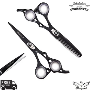 Professional Hair Cutting + Thinning Scissors Barber Shears Hairdressing Set 6.5 - Picture 1 of 8