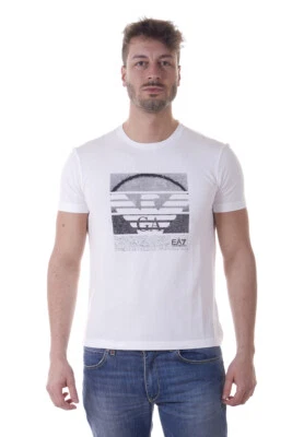 Emporio Armani EA7 Camiseta Sudadera Hombre Blanco 3YPTD9PJ30Z 1100 Talla XL HACER OFERTA Foto 1 de 4