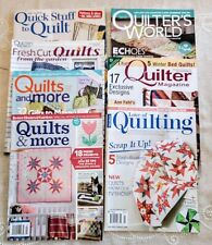 Quilting Magazines Collection Mixed 2008 - 2019 Various Titles Good Condition