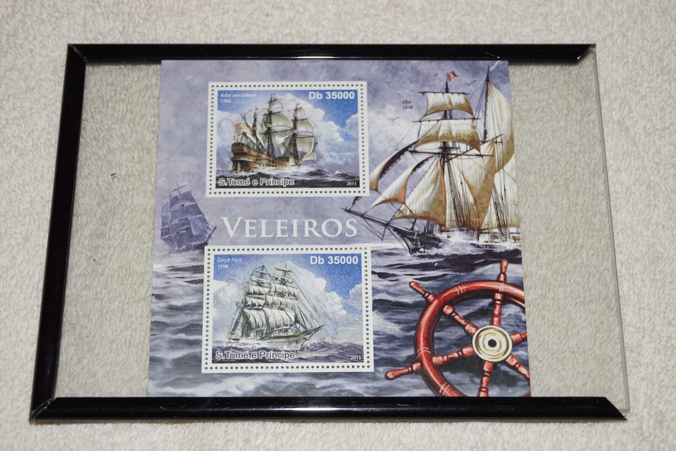 Mini hoja St Thomas Prince Island - St Tome e Principe (2011) envía Veleiros Foto 1 de 1