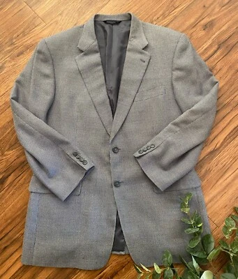 Chaqueta Blazer Burberry London Azul Lana Seda Para Hombre Talla 43R #YBC1 Foto 1 de 4