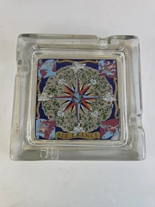 Cenicero de cigarros vintage Air France grande con ilustraciones de mapa Lucien Boucher  - Imagen 1 de 16
