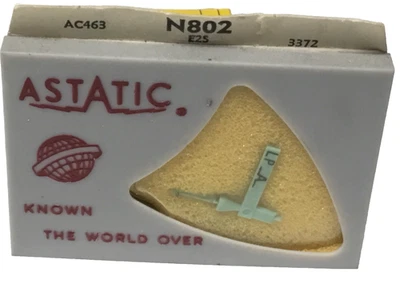Astatic N802 Tetrad Sanyo AC463 E2S 3372 LP 78 Replacement Stylus Needles - Image 1 of 2