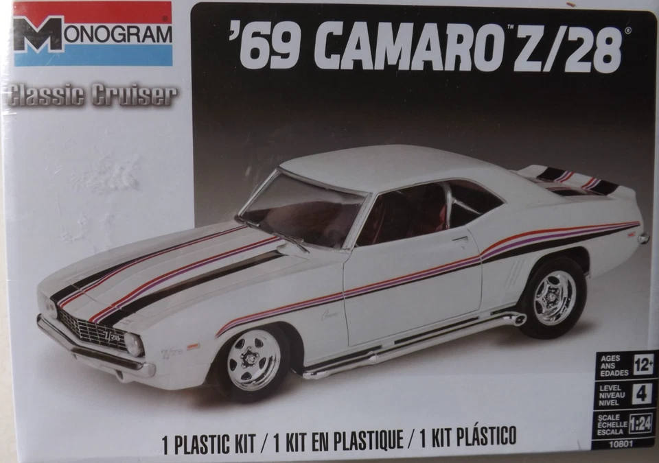 Revell Monogram Classic Cruiser 1969 Camaro Z/28 1 24 Scale Model Car Kit