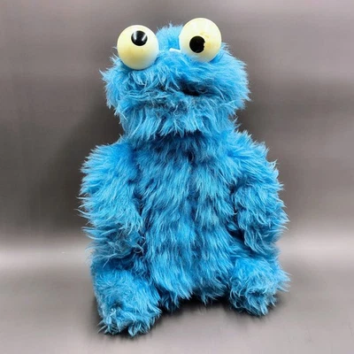 Vintage Knickerbocker Talking Cookie Monster Stuffed Animal Sesame Street 12" - Image 1 of 4