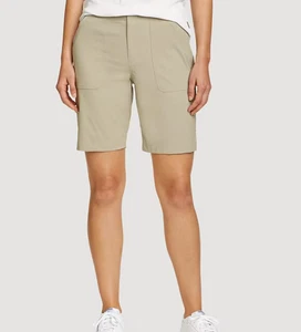 Bermudas Eddie Bauer Horizon para mujer talla 16 en mezcla de nailon piedra nuevas - Imagen 1 de 12
