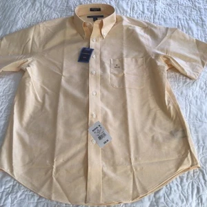 NWT Croft & Barrow Mens Shirt Size Medium (15 1/2-16) Button Up Short Sleeve  - Picture 1 of 6