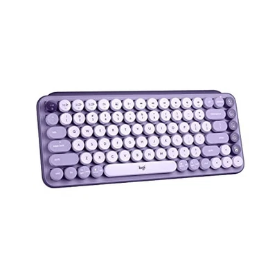 Logitech POP Keys Mechanical Wireless Keyboard Custom Emoji Keys - Cosmos - Image 1 of 4