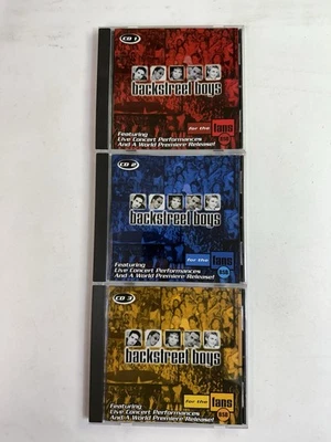 Backstreet Boys For The Fans CD's (3 Set) Red, Yellow, Blue Love Concert... Foto 1 de 4