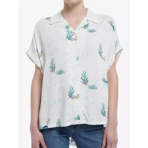 NWT PIXAR HER UNIVERSE Casual Disney Finding Nemo Dolman Boxy Woven Top M - Picture 1 of 11