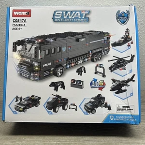 Bloque de construcción modelo 1 en 6 Woma Toys City SWAT Cars - Imagen 1 de 6