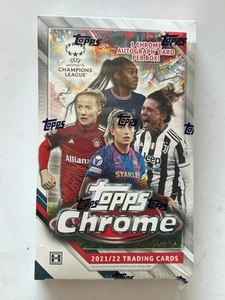 2021-22 Topps Chrome Women’s UEFA Soccer Hobby Box Unopened Factory Sealed - Picture 1 of 4