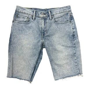 Levis 511 Denim Shorts Cut Off Slim Fit Blue Mens 31 - Picture 1 of 4