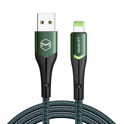 Long Lasting USB C LED Fast Charging Cable Mcdodo Braided For Type C/iPhone - Image 1 of 4