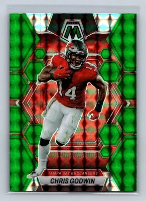 2023 Panini Mosaic #228 Chris Godwin Green Mosaic Tampa Bay Buccaneers C70 - Image 1 of 2