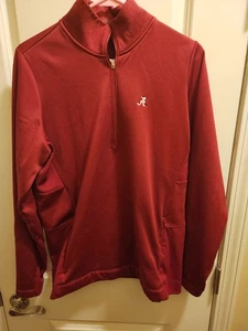 Para Hombres Nike Alabama Carmesí Marea Frontal Cremallera Térmica Top Rojo Carmesí Talla XL - Imagen 1 de 5