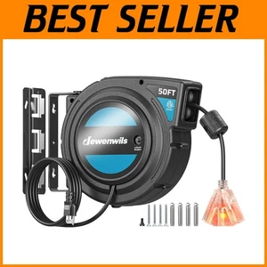 Listed Retractable Cord Reel for Wall or Ceiling Mount - Picture 1 of 9