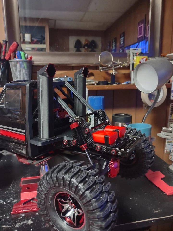 Universal Crawler Redcat Ascent and FUSION Custom Exhaust Stacks Add-on - Image 1 of 3
