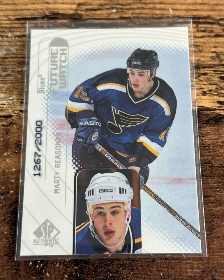 1998-99 SP Authentic Future Watch #107 Marty Reasoner RC #/2000 - Image 1 of 1