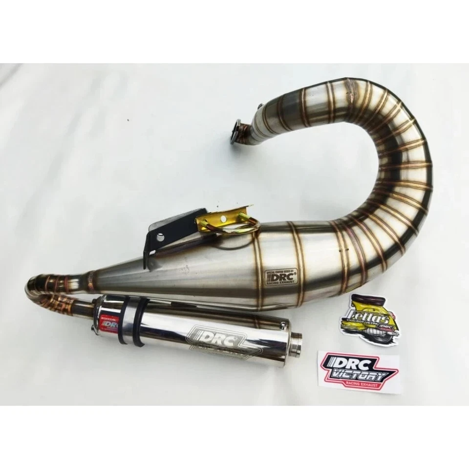 Escape vespa smallframe pts modelo falco Victory cuadro pequeño totalmente inoxidable 144cc Foto 1 de 3