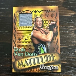 2003 Fleer WWE Aggression - Matitude Mat Relic #M RVD - Picture 1 of 3