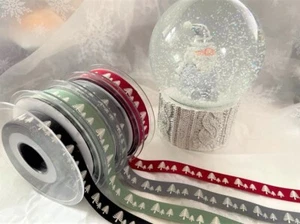 Berisfords FESTIVE FOREST Christmas Ribbon 15mm - 4 Shades & various lengths - Picture 1 of 9