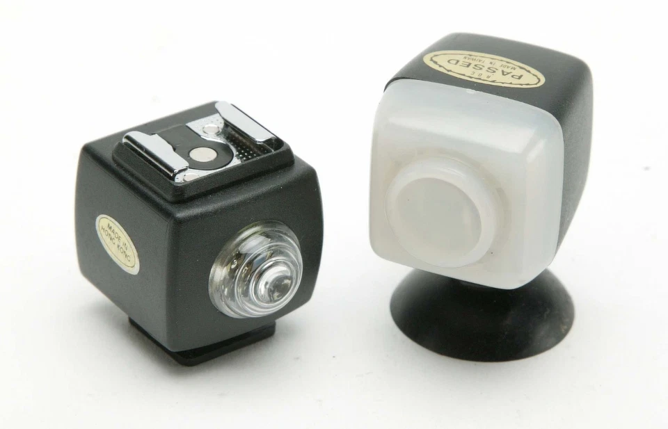 Vintage Two Optical Slaves With Hot Shoe & PC Connection. - Image 1 of 2