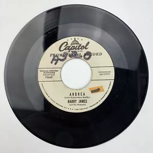 Harry James Vuelva / Andrea Promo Record 45 RPM Vinyl - Picture 1 of 2