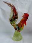 FABULOUS VINTAGE MURANO MULTI COLOURED ART GLASS ROOSTER ESTATE COLLECTION 