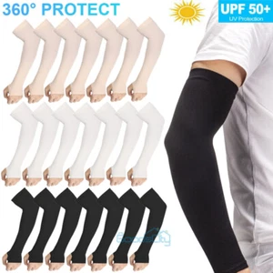 1-10 Pares De Mangas De Brazo Para Hombres Y Mujeres Proteccion Solar UV Brazos - Bild 1 von 29