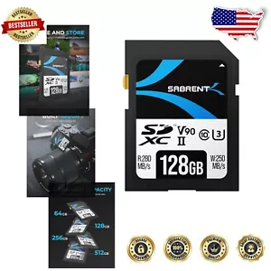 UHS-II Rocket V90 128GB SD Card - Fast 280MB/s Read / 250MB/s Write Performance - Picture 1 of 9