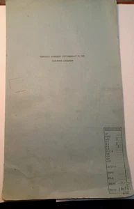 4/27/1953 Korea Temporary Agreement Supplementary To The Armistice JRR12 - Picture 1 of 10
