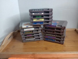 Lot Of (17) NES Games. Cartridge Only. Mario. Low G Man, 720, Dragon Power ๐ฅ - Picture 1 of 18