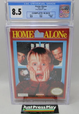 Home Alone Nintendo NES 1991 CIB CGC Graded 8.5 - Image 1 of 4