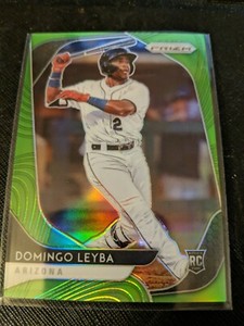 2020 DOMINGO LEYBA RC Lime Green Prizm #28/125