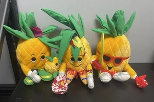 Set Of 3 Vintage 1992 Dole Piney Pals Jammin Joey Luau Lani Blossom & Bamboo - Picture 1 of 17