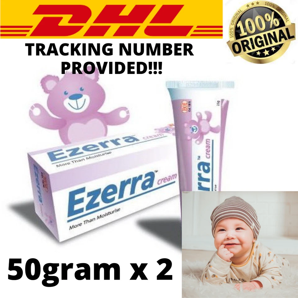 Crema Ezerra 50g X 2 tubos, para niños dermatitis atópica y piel sensible Foto 1 de 4