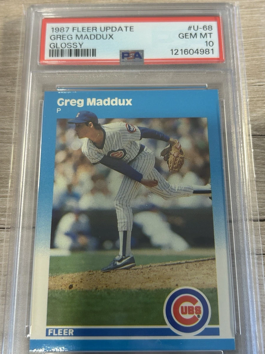 Greg Maddux Fleer Rookie Baseball Trading Cards & Accessories for