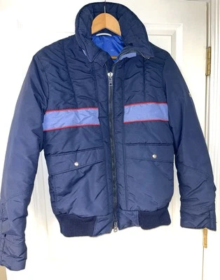 Chaqueta de esquí vintage de plumón azul deportivo CB de los años 80 para hombre talla X-grande Foto 1 de 4