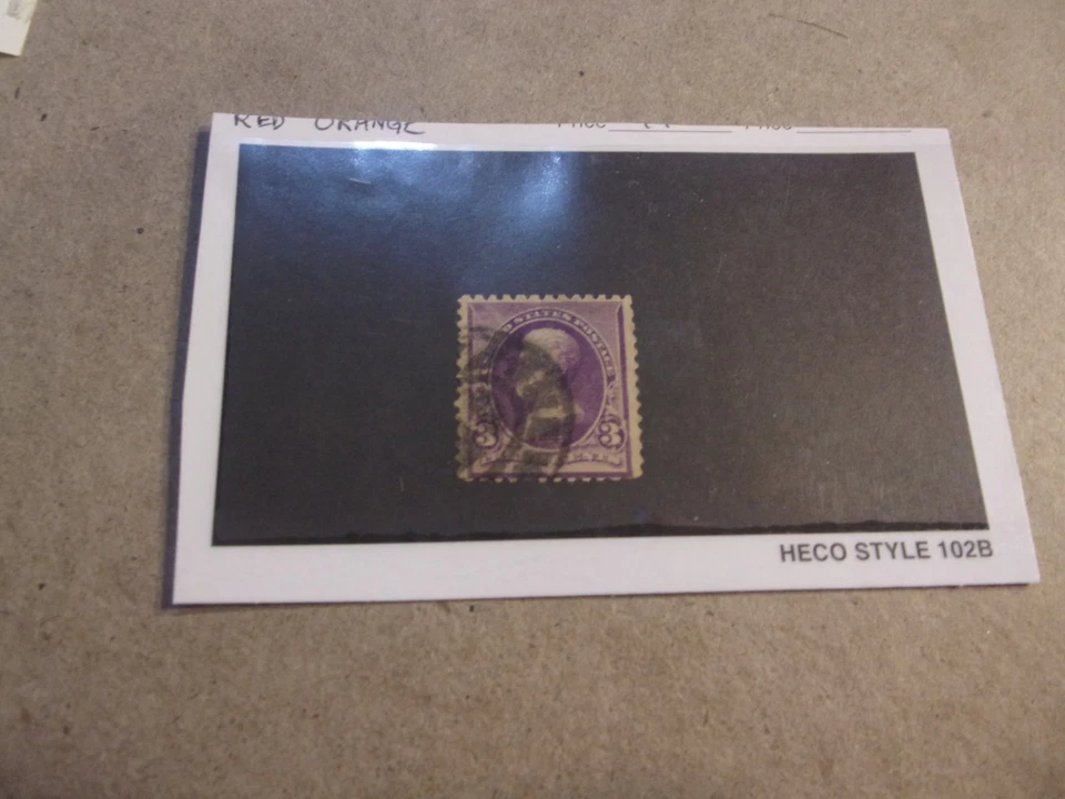 USA Used, 1890-93 Issue, Scott #221, 3 Cent Jacson, Purple, Perf 12 - Image 1 of 1