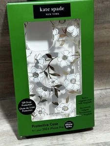 Kate Spade NY Apple iPhone 16 Pro Protective Case w/ MagSafe Sunshine Floral - Photo 1 sur 1