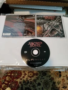 Sacred Steel Bloodlust Cd 2000 Iced Earth Manowar Hammerfall Cirith Ungol - Picture 1 of 2