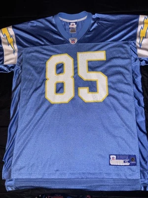 Antonio Gates Reebok NFL Jersey San Diego Chargers [XL] Blue Throwback Vintage - Image 1 of 4