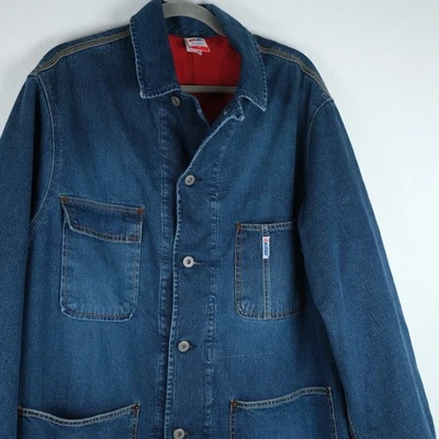 Chaqueta Denim De Colección 55DSL Diesel Chore Barn Talla Mediana Bomber Jean Distress Y2K Foto 1 de 4