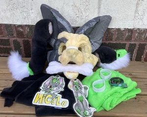 Fursuit! Fursuit kit  Foam Head Tails Badges Fur And More - Picture 1 of 24