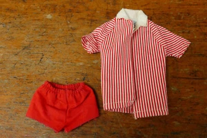 Mattel Barbie Ken Doll #750 Original Red White Swimsuit Beach Outfit-21 - Picture 1 of 6
