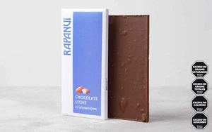 Rapanui - Tableta de chocolate leche con almendras 100 gr -  x5 unidades - Picture 1 of 1